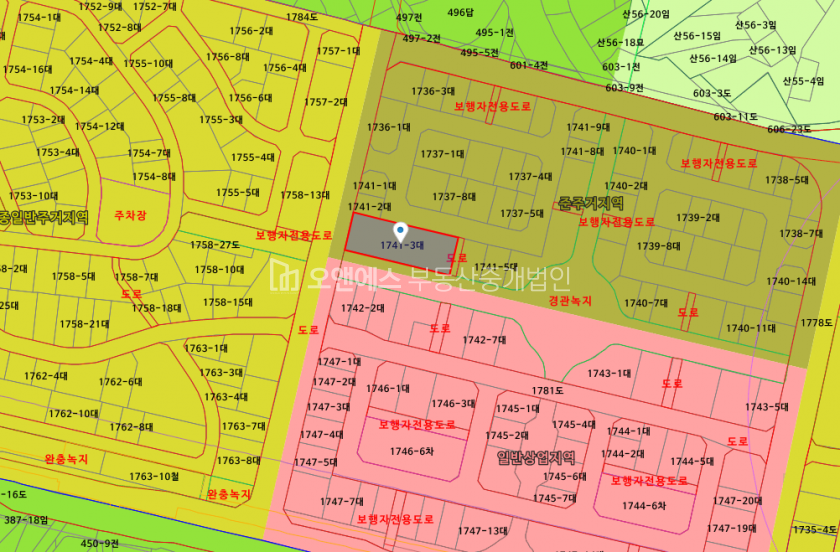 인천 검단구 오류동 전철역 3분거리 대형준주거지역 대형 토지 매매 매물번호 14322 사진 1