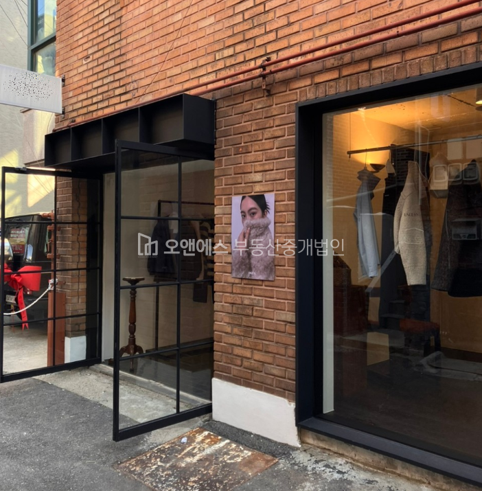 서울 용산구 한남동 한남동 카페거리 1층 감성 상가 월세 매물번호 15731 사진 1